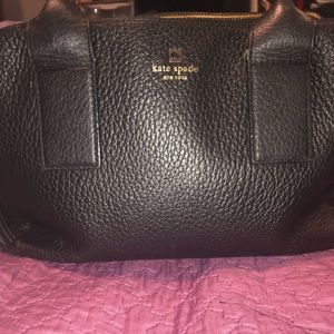 Black Kate Spade large tote